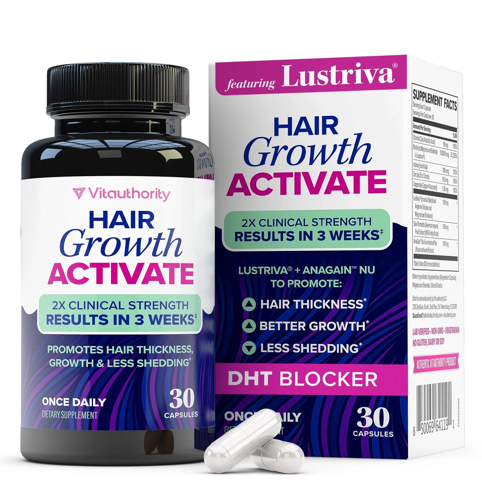 Image of Hair Growth Activate Capsules
