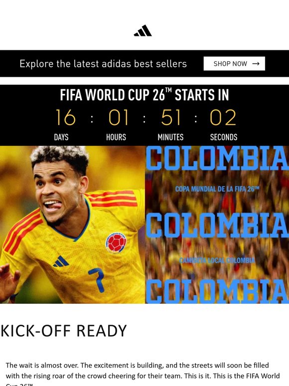 FIFA World Cup 2026™ Federation Jerseys are here