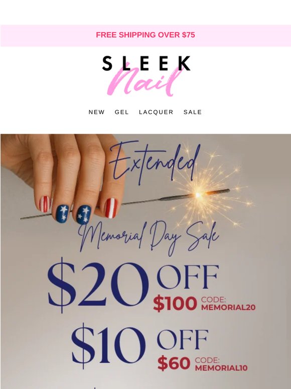 🎉 Memorial Day Sale Extended TODAY ONLY
