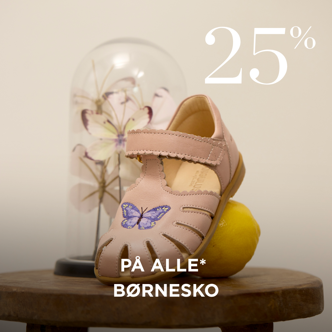 25% på alle* børnesko