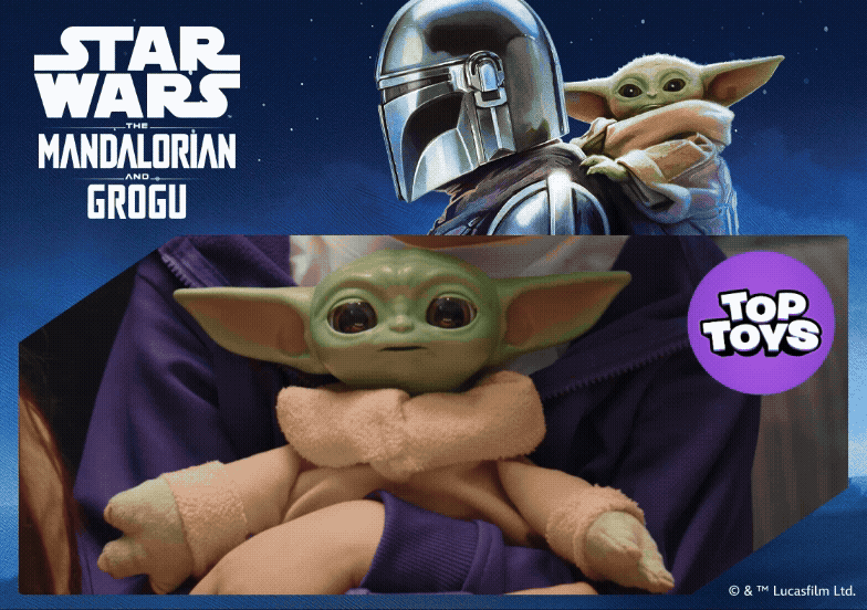 Star Wars: The Mandalorian and Grogu Action Buddy Grogu Interactive Toy