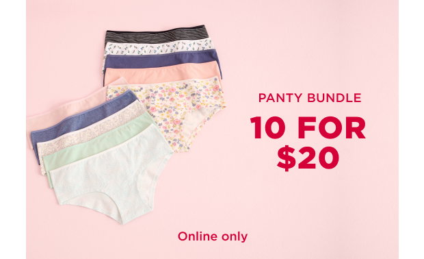 Panty bundle 10 for $20