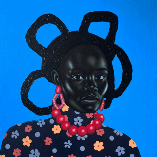 painting of a woman