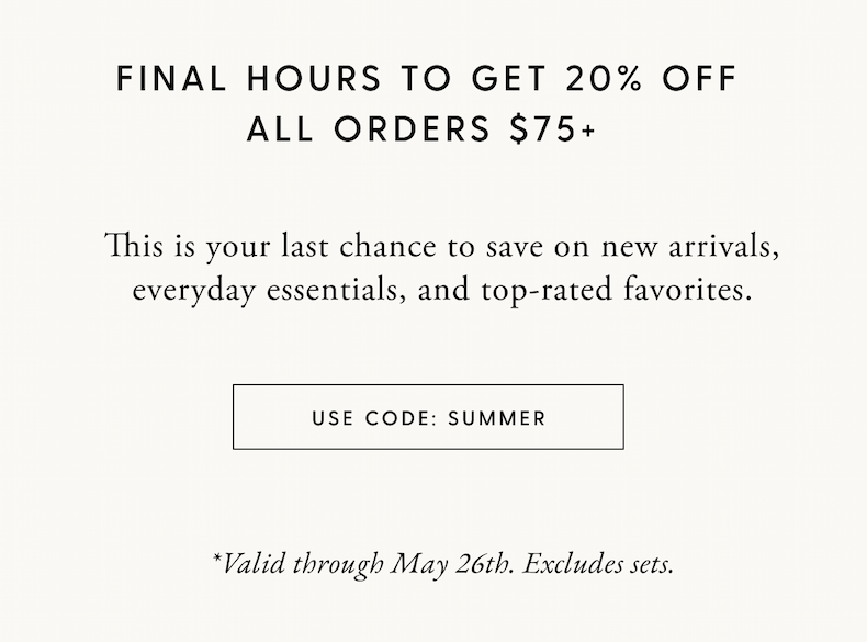 Friends & Family Sale Ends Soon
