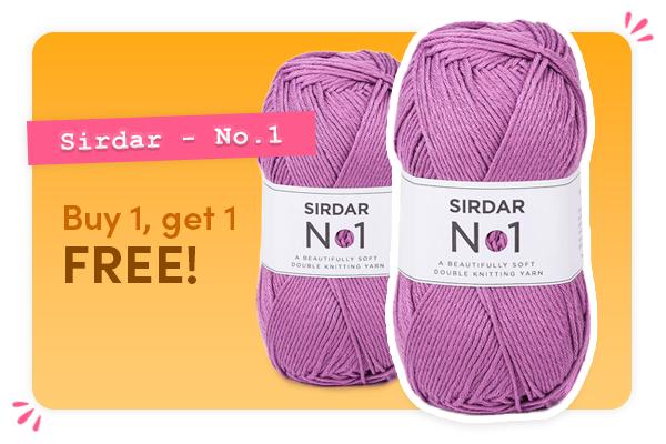 Buy 1, get 1 FREE! Sirdar - No. 1