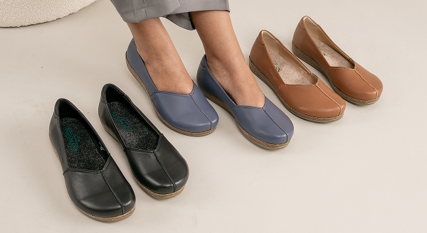 Women's Liesl Stretch Leather Skimmer
