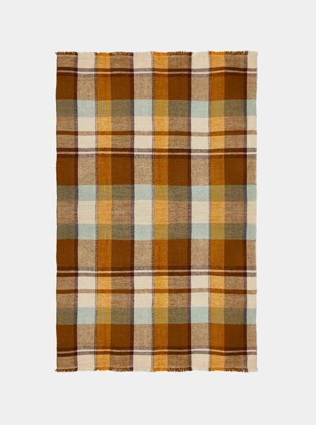 Tartan Cashmere Throw (67in/1.7m)