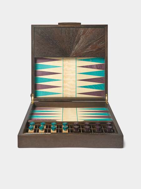 Marquetry Wood Chess and Backgammon Compendium