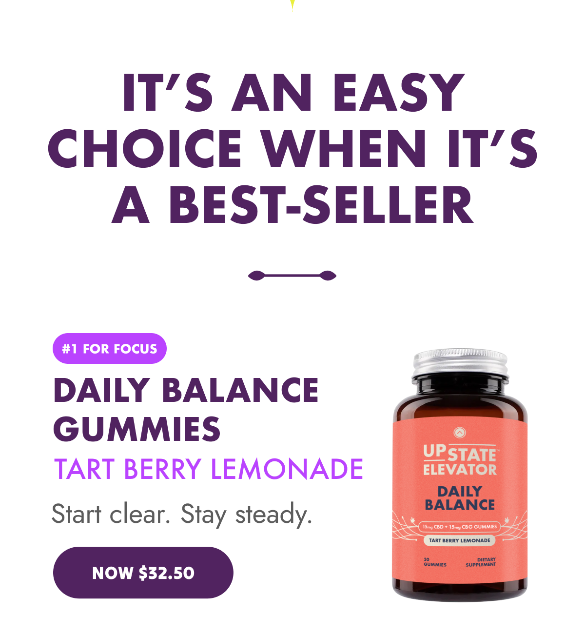 Best seller for Focus: Shop Daily Balance Gummies