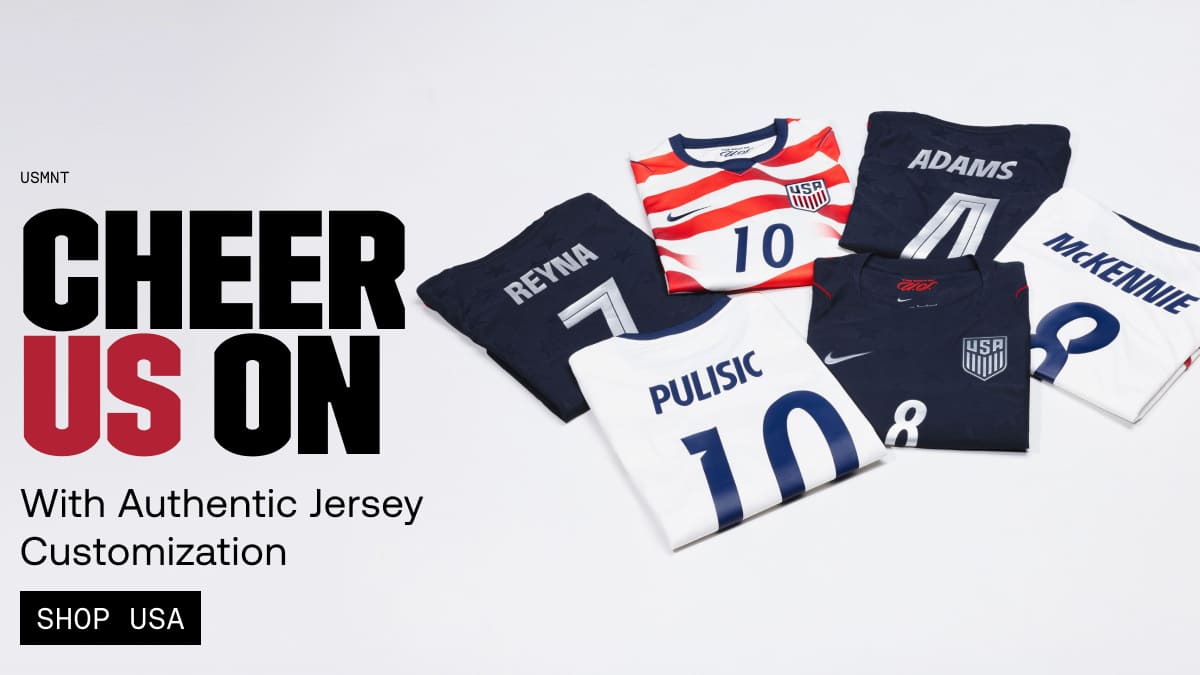 Authentic jersey customization on USA jerseys