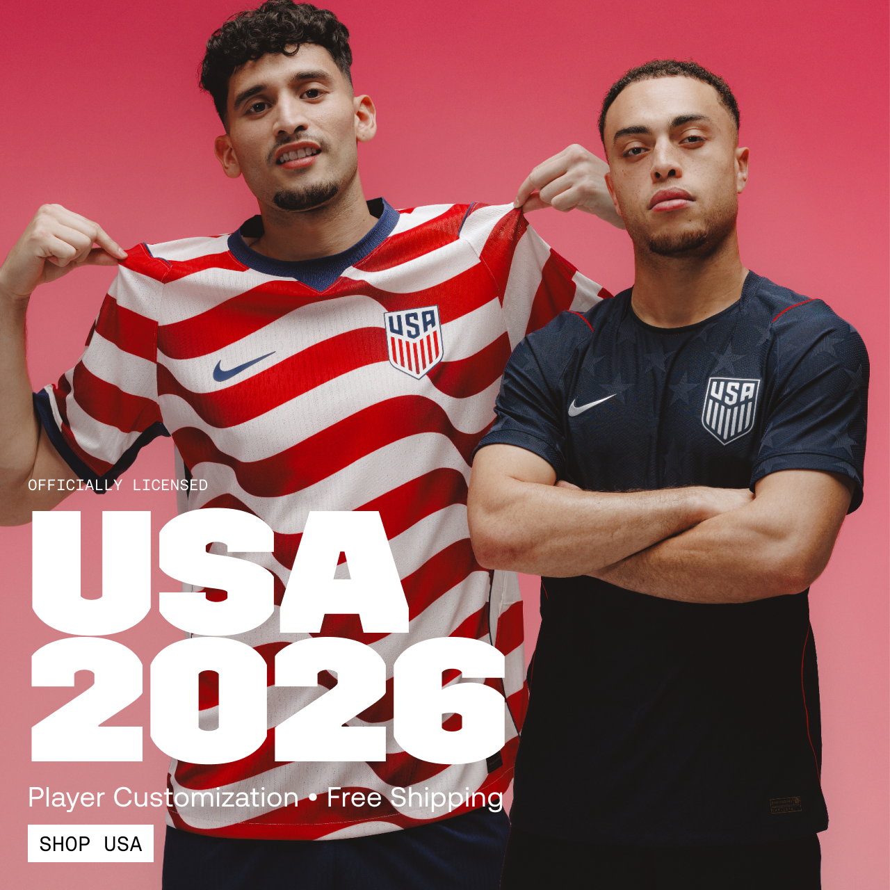 Shop Nike USA 2026 National Team Jerseys
