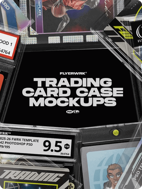 Trading Card ase Mockups
