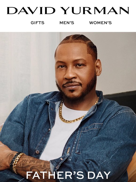Celebrating Father’s Day With Carmelo Anthony