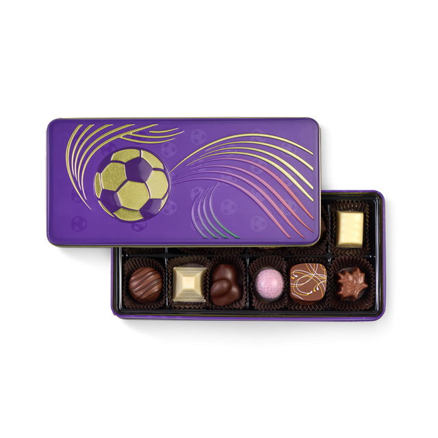 Golden Soccer Gift Tin