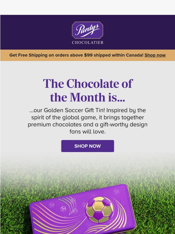 Here's to the Chocolate of the Month!
