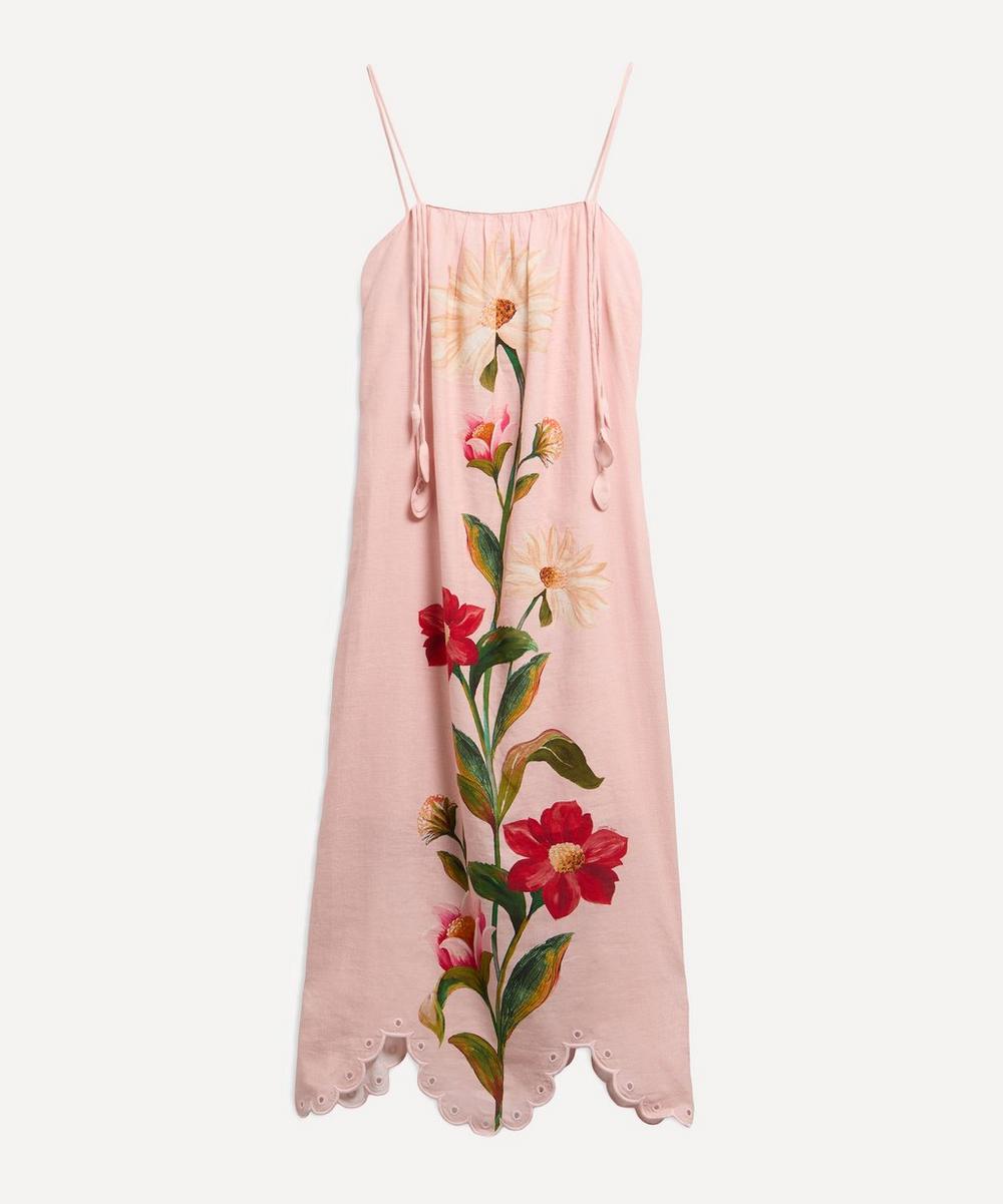 Barbour x FARM Rio Bromelia Midi Dress