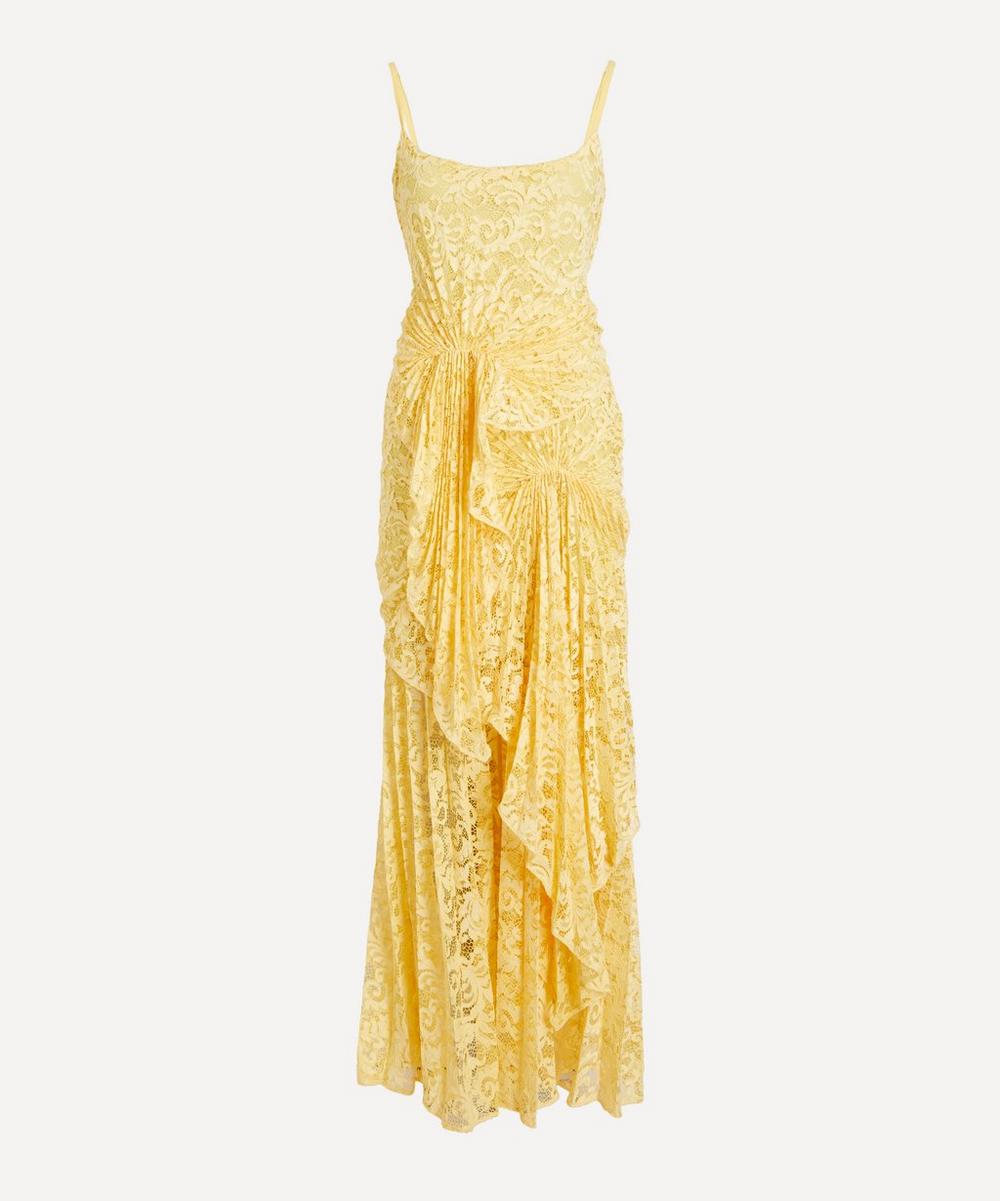 Georgia Hardinge Riviera Lemon Floor-Length Dress