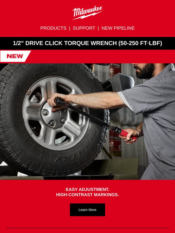 NEW! Easy Adjustment. High-Contrast Markings.