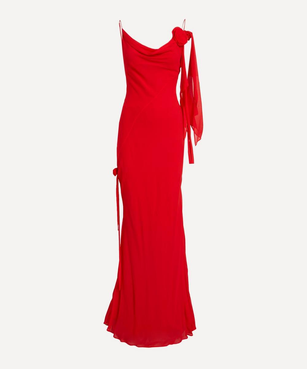 Rat & Boa Sirena Draped Maxi Dress