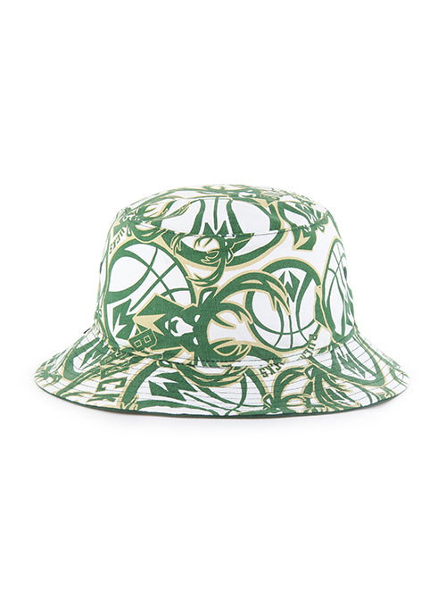 '47 Brand Brovado All Over Print Milwaukee Bucks Bucket Hat