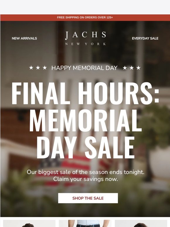 FINAL HOURS: Up to 40% off select styles ends tonight