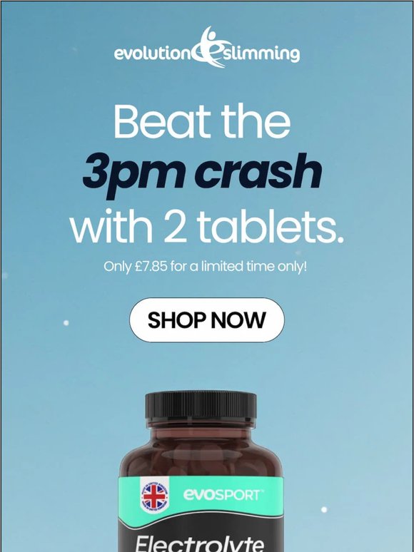 Recharge with Electrolyte Tablets! ⚡