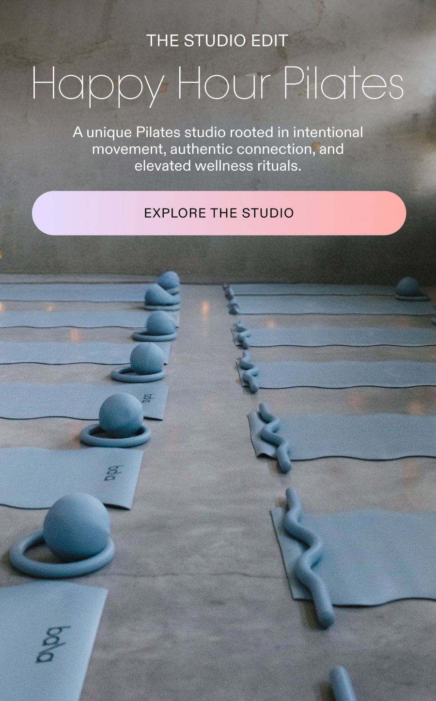THE STUDIO EDIT: Happy Hour Pilates