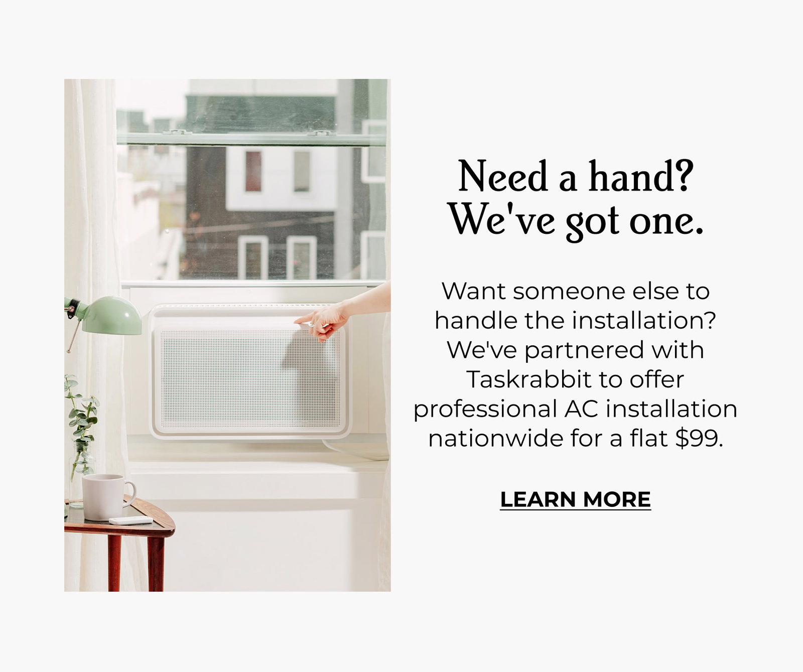 Need a hand? We've got one. 