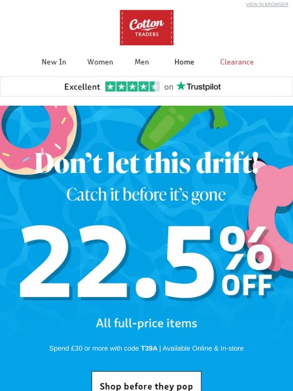 🛟 Donut let 22.5% off drift away 🛟
