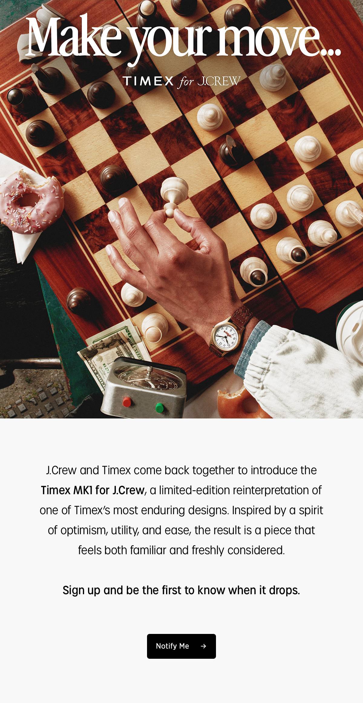 Notify Me (Timex for J.Crew) - Timex