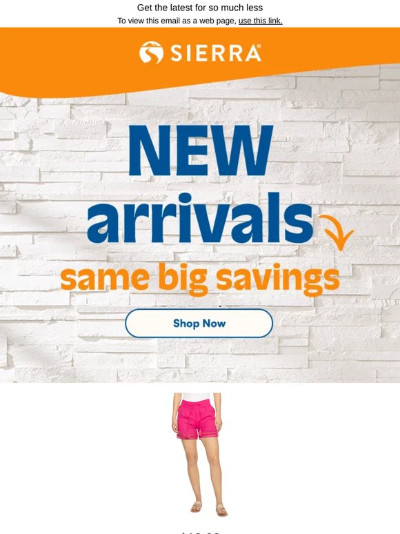 Your new arrivals alert