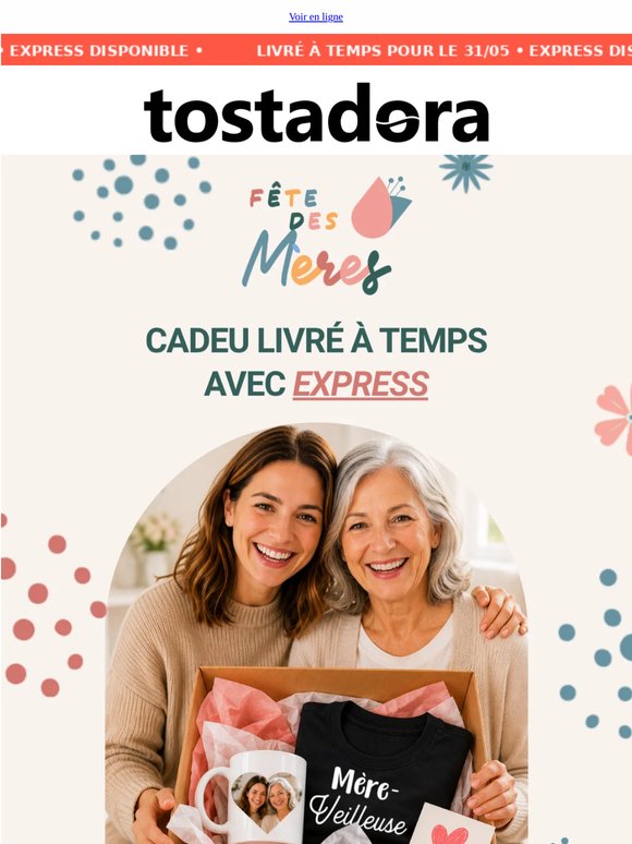 EXPRESS : le cadeau de maman arrive 🚚