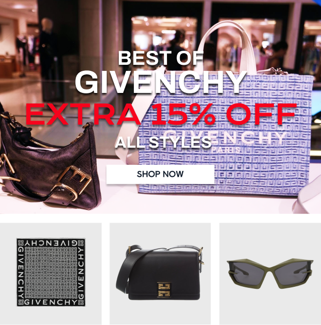 Extra 15% off Givenchy