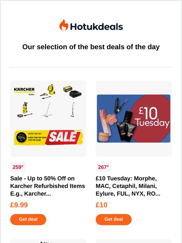 Our selection of the best deals of the day