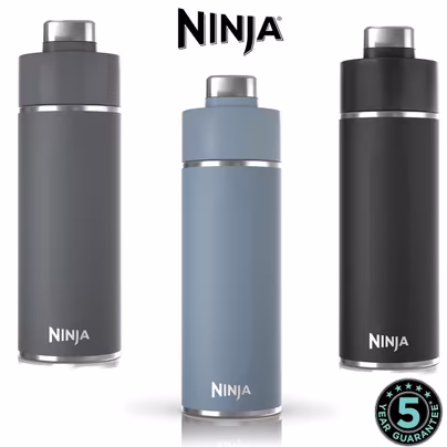 Ninja Thirsti Stainless Steel Travel Water Bottle 530 ML / 700 M...