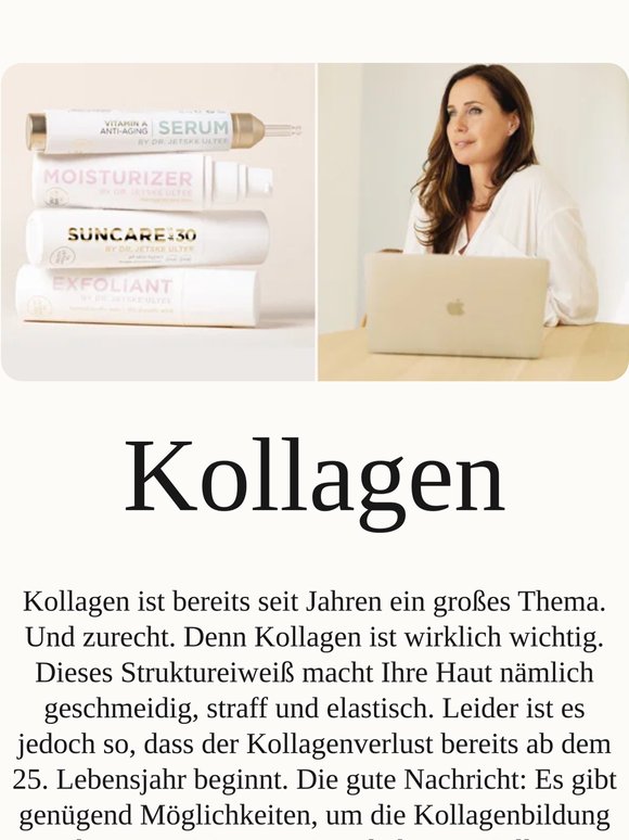 So fördern Sie die Kollagenbildung in der Haut