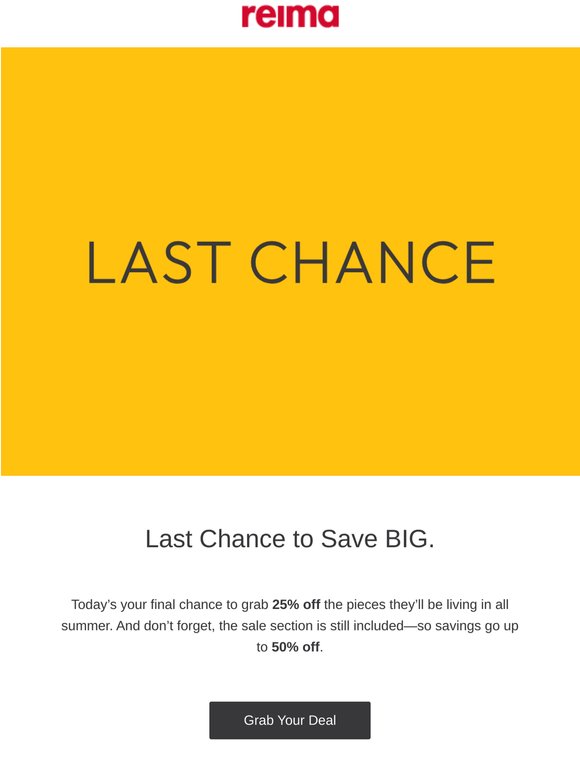 ⏰ Last Chance to Save BIG—Ends Today