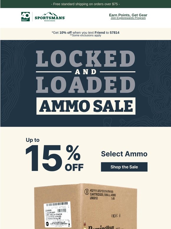 Our Locked & Loaded Sale is going on NOW!