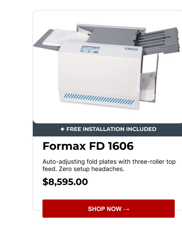 Formax FD 1606 