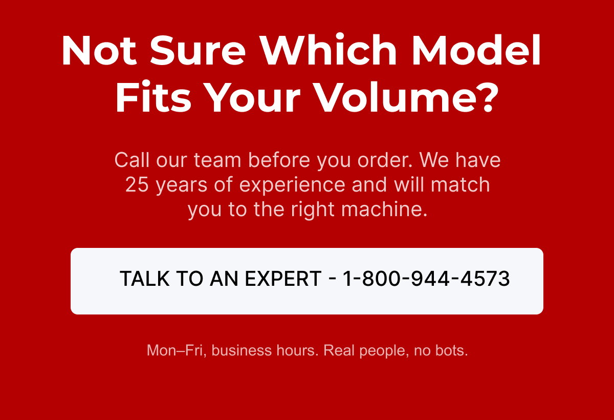 Not sure which model  fits your volume?