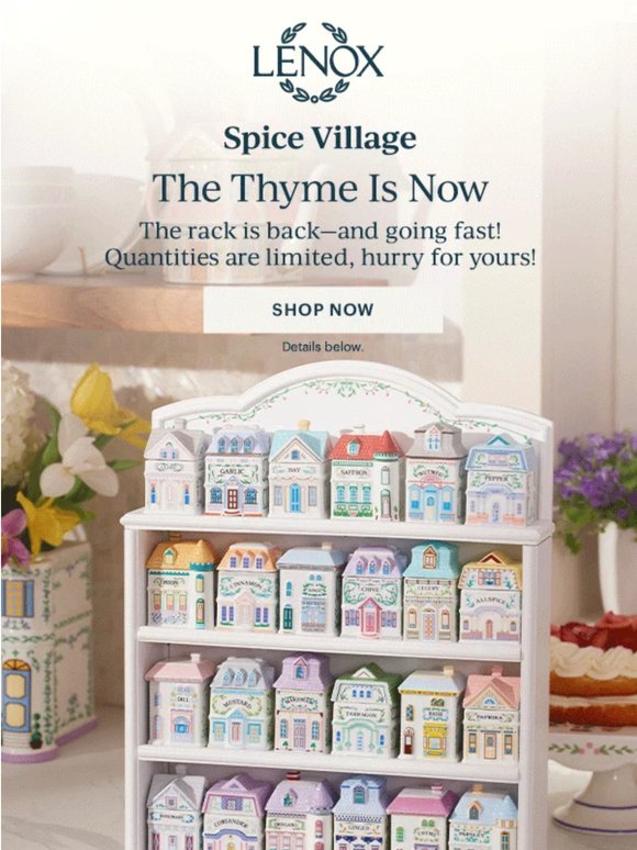 Spice Village Alert🚨Limited Racks Remain