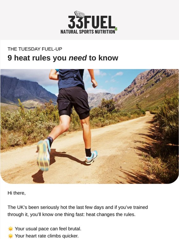 Training in this heat? Read this