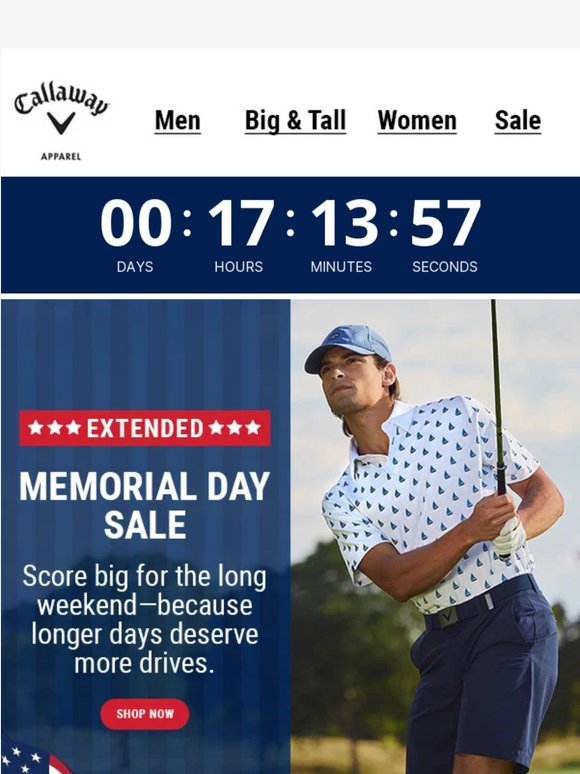 EXTENDED: Memorial Day Sale!