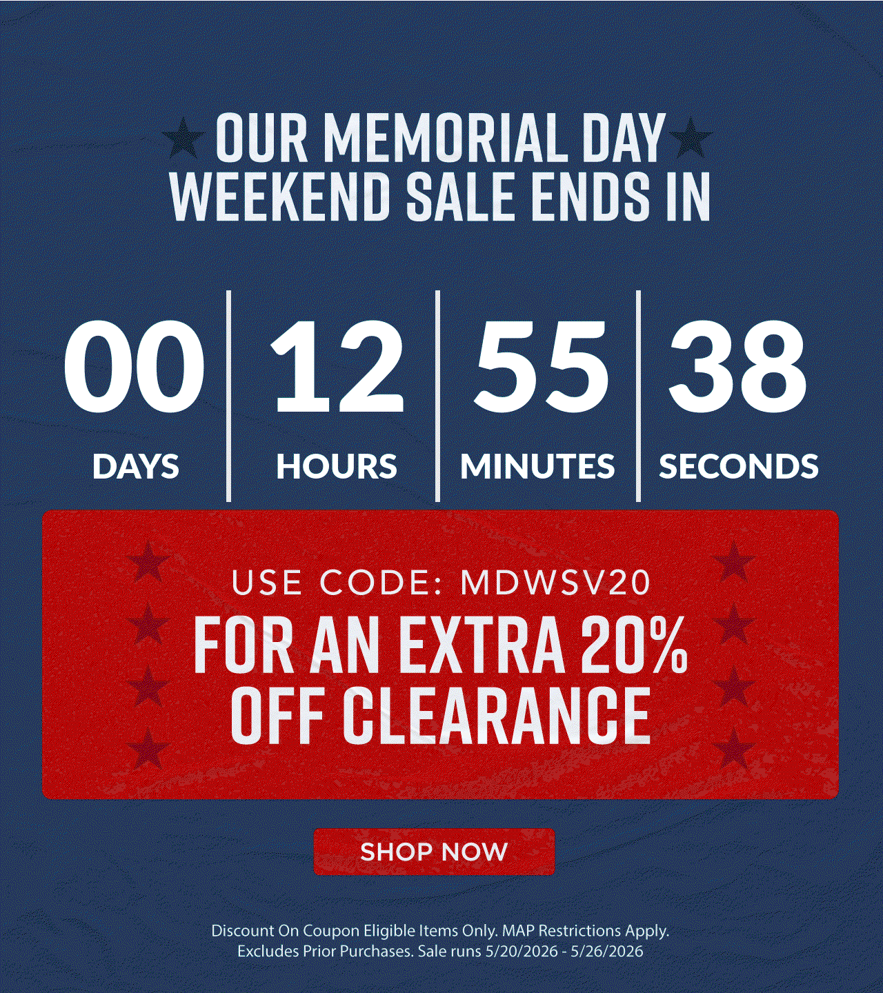 A1 - Our Memorial Day Weekend Sale Is Ending Soon
