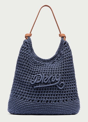 PAULA CROCHET LOGO HOBO BAG