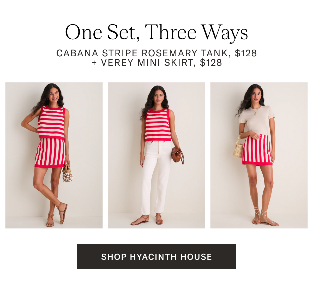 One Set, Three Ways