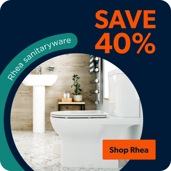 Save 40% on Rhea sanitaryware