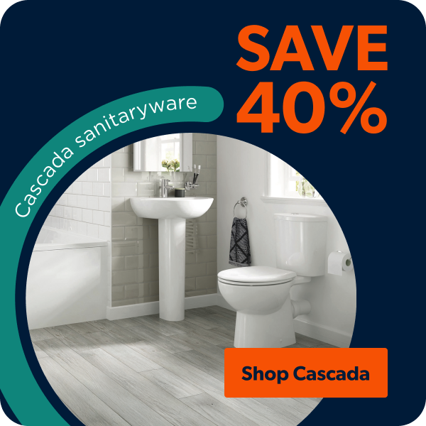 Save 40% on Cascada sanitaryware