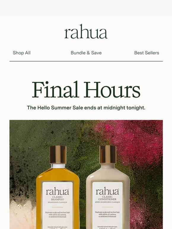 Last day to save! Hello Summer Sale ends at midnight