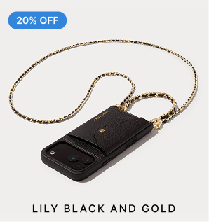 20% off lily black and gold